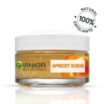 Garnier Apricot Scrub ексфолиант + маска за лице 2 в 1 за сияйна кожа