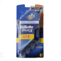 Blue 3 самобръсначка за мъже 6+2 бр. гратис