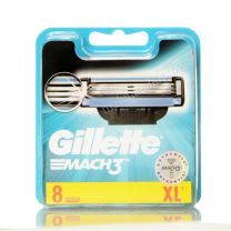 Gillette Mach 3 резервни ножчета за бръснене, опаковка от 8 броя