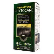 Herbal Time Phytocare трайна безамонячна боя за коса /5NA ледено кафяв/