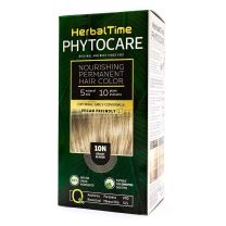 Herbal Time Phytocare трайна безамонячна боя за коса /10N ярко рус/