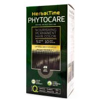 Herbal Time Phytocare трайна безамонячна боя за коса /4N тъмно кафяв/