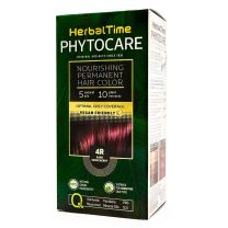 Herbal Time Phytocare трайна безамонячна боя за коса /4R тъмна вишна/