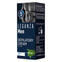 Leganza депилиращ крем за мъже, със зелен чай