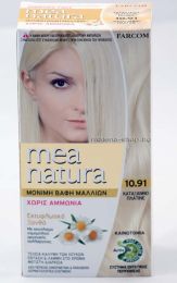 Mea Natura боя за коса /10.91 екстра светло платинено русо/