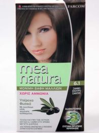 Mea Natura боя за коса /6.1 пепелно тъмно русо/