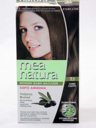 Mea Natura боя за коса /7.1 пепелно средно русо/
