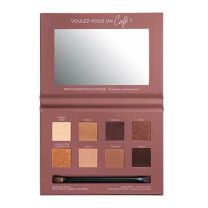 Bourjois Rue du Cafe палитра сенки за очи 02 Chocolat Nude Edition