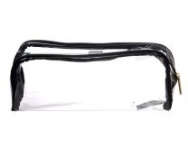 Прозрачен козметичен несесер за мъже и жени.