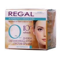 Q10+ дневен овлажняващ крем против бръчки с екстракт от ориз и масло от ший