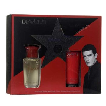 Diavolo мъжки комплект, тоалетна вода и афтършейв балсам
