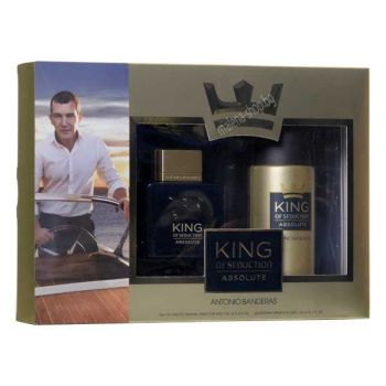 King Of Seduction Absolute мъжки комплект, тоалетна вода и парфюм-дезодорант