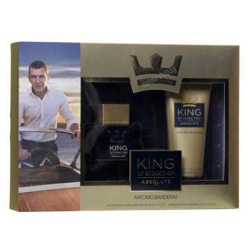 King Of Seduction Absolute мъжки комплект, тоалетна вода и афтършейв балсам