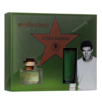  Mediterraneo мъжки комплект, тоалетна вода и афтършейв балсам
