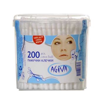 Памучни клечки за уши в кутия