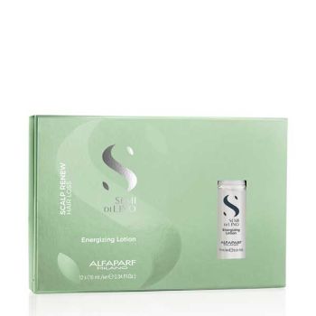 Alfaparf Semi Di Lino Energizing lotion - ампули против косопад, 1 брой