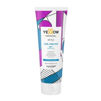 Yellow Professional Style Curl Creator Крем за оформяне на къдрици, със средна фиксация