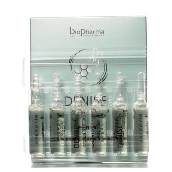 BioPharrma Denise Energin – ампули за коса, с пчелно млечице и жен-шен. Кутия 6 бр.