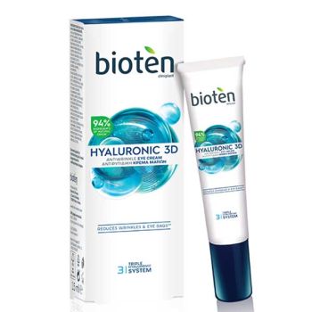 Bioten Hyaluronic 3D околоочен крем против бръчки и торбички