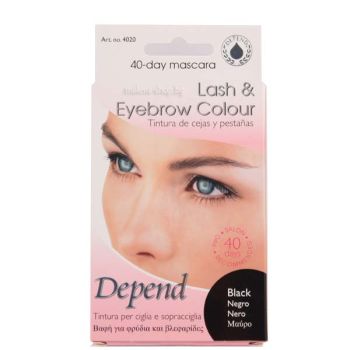 Дълготрайна боя за вежди /9000 черна/