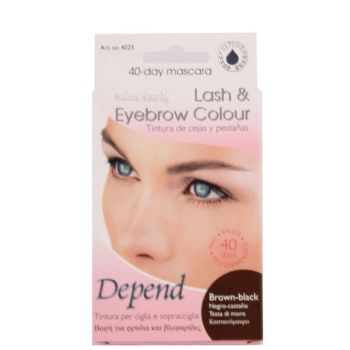 Дълготрайна боя за вежди /9002 кафяво-черна/