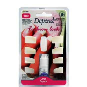 Fashion look изкуствени нокти /6061 - без лак/