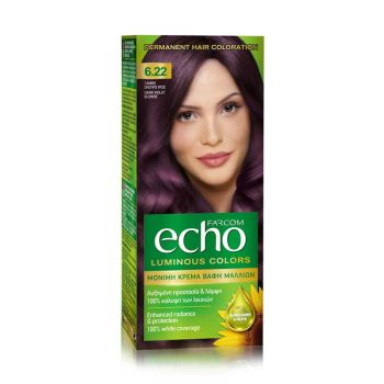 Боя за коса /6.22 тъмно виолетово русо/