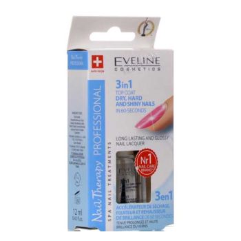 3 In 1 Top Coat Dry, Hard And Shiny Nails In 60 seconds заздравител за нокти 3 в 1