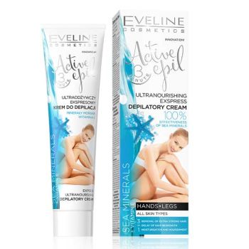 Eveline Депилиращ крем за тяло с морски минерали и витамин Е