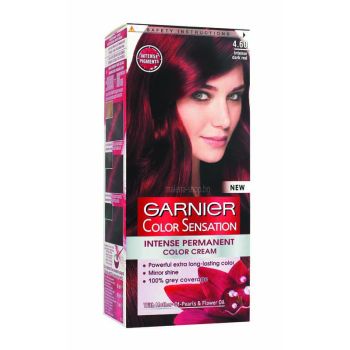 Color Sensation крем-боя за коса, с ниско съдържание на амоняк /4.60 интезивно тъмно червено/