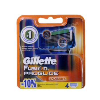Gillette Fusion ProGlide Power резервни ножчета за бръснене, опаковка от 4 броя.