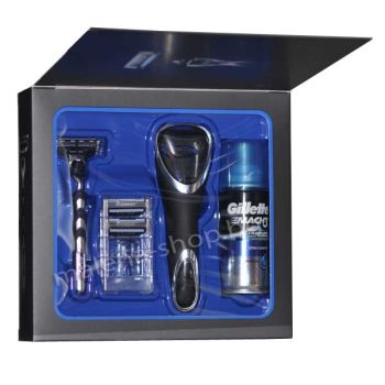 Gillette Mach 3 Мъжки комплект, с включени 2 броя резервни ножчета