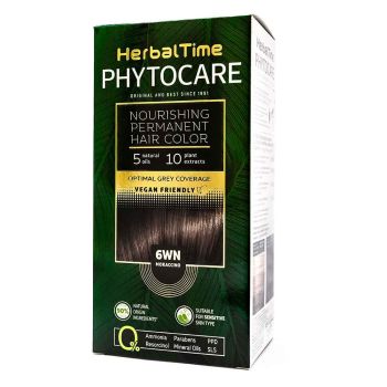 Herbal Time Phytocare трайна безамонячна боя за коса /6WN мокачино/