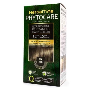 Herbal Time Phytocare трайна безамонячна боя за коса /7N тъмно рус/