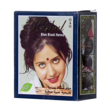 Henna - къна за коса, синьо черна