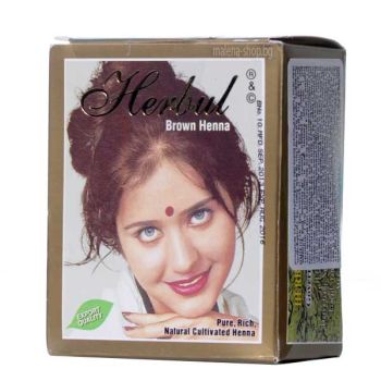 Henna - къна за коса, кафява
