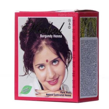 Henna - къна за коса, бургунди