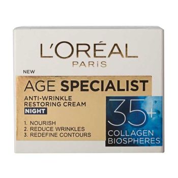 Loreal Age Specialist нощен крем 35+