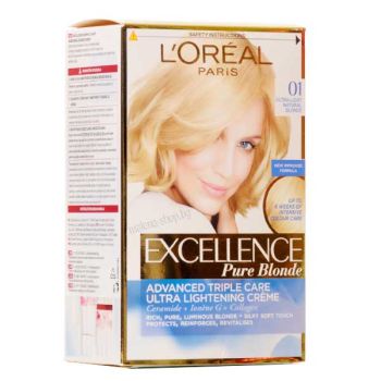 Loreal Excellence Боя за коса /01 ултра светло натурално русо/