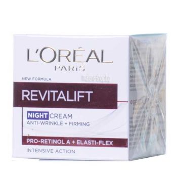 Revitalift нощен крем за лице против бръчки