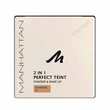2 IN 1 PERFECT TEINT пудра фон дьо тен /21 sunbeige/
