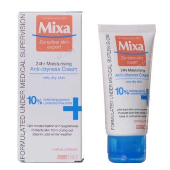 Mixa Anti-Dryness Cream богат хидратиращ крем против изсушаване