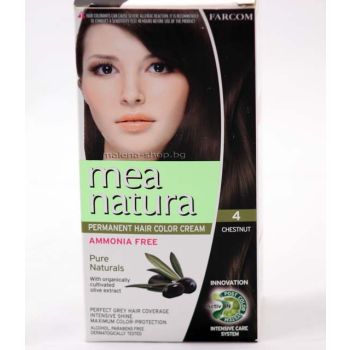 Mea Natura боя за коса /4 кестен/