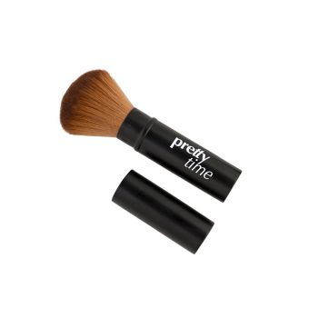 Pretty time Четка за руж или пудра, с естествен косъм.