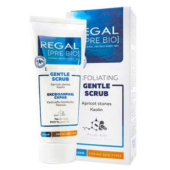 Regal Pre Bio нежен ексфолиращ скраб за лице, с кайсиеви костилки