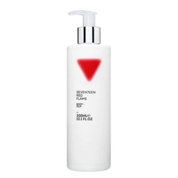 Seventeen Body Silk Red Flame лосион за тяло, с блестящи частици