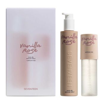 Seventeen Gift Set Vanilla Rose комплект лосион за тяло 175 мл и ароматен спрей за коса и тяло 100 мл