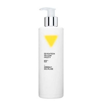 Seventeen Body Silk Yellow Fruity лосион за тяло, с блестящи частици