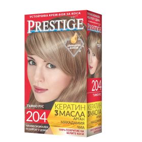 Vip's Prestige Устойчива крем-боя за коса /204 Тъмно рус/