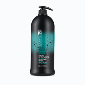 Black Restructuring shampoo Възстановяващ шампоан с кератин и протеин за увредена коса